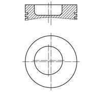 MAHLE 043 78 00 Pistone