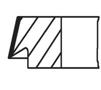 MAHLE 081 76 N0 Kit fasce elastiche per BERTONE,BMW