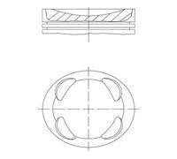Pistone MAHLE 081 PI 00104 001