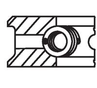 Set di anelli per pistoni MAHLE 083 26 N0