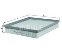 KNECHT LX 1586 Filtro aria per FORD