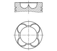 Pistone MAHLE 227 PI 00141 000