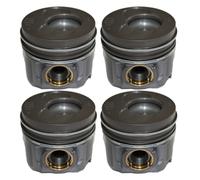 MAHLE 4x Pistone Gruppo per VW Audi Passat Variant 365 2.0 Tdi 5N Sab