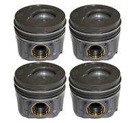 MAHLE 4x Pistone Set Pistoni per Per VW Audi Passat Variant 365 2.0 Tdi 5N Sab