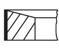 MAHLE 676 13 N0 Pistone Kit Anello per Dodge, Galloper, Hyundai, Jac , Kia ,