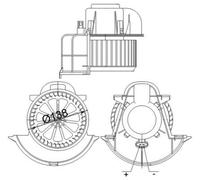 MAHLE AB 113 000S Ventilatore abitacolo per AUDI,PORSCHE,VW