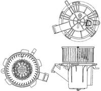 MAHLE AB 132 000P Ventilatore abitacolo per SMART
