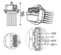 MAHLE AB 140 000S Ventilatore abitacolo per IVECO