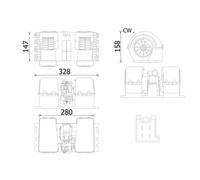 MAHLE AB 38 000S Ventilatore abitacolo per MAN