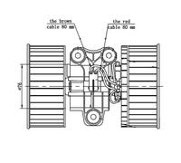 Mahle AB 81 000S Ventilatore Interno Per BMW E39 E53