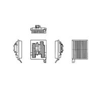 MAHLE ABR 32 000P - Regolatore di ventole A/C e resistenza