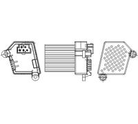 MAHLE ABR 33 000S Regolatore, Ventitlatore abitacolo per BMW,BMW (BRILLIANCE)