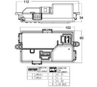 MAHLE ABR 68 000P Regolatore, Ventitlatore abitacolo per BMW,BMW (BRILLIANCE)