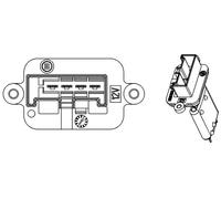Resistore, ventola interna MAHLE ABR 88 000P