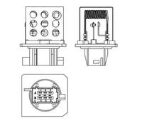 MAHLE ABR 92 000S Resistenza, Ventilatore abitacolo per PEUGEOT