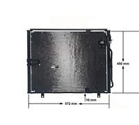 Condensatore Climatizzatore MAHLE Per BMW 5 (E34)