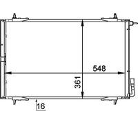 MAHLE ORIGINAL AC 220 000P Condensatore climatizzatore