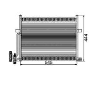 Mahle AC 234 002S Condensatore Climatizzatore Per BMW E46 Alpina B3 E46
