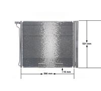 MAHLE AC 269 000S Condensatore climatizzatore