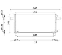 MAHLE AC 282 000S Condensatore, Climatizzatore per MAN