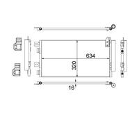 Mahle AC 312 001S Condensatore Aria Condizionata Per MINI R50 R53 R52