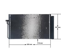 Condensatore, impianto di climatizzazione MAHLE AC 345 000S