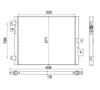 MAHLE AC 354 000S Condensatore, Climatizzatore per PORSCHE