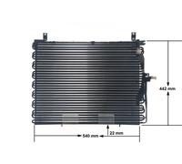 MAHLE AC 357 000S Condensatore climatizzatore