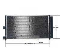 MAHLE AC 372 000S Condensatore, Climatizzatore per FIAT,LANCIA
