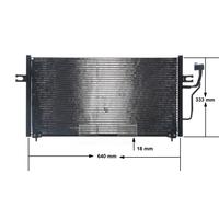 MAHLE AC 458 000S Condensatore climatizzatore