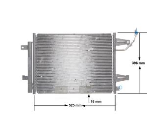 MAHLE AC 509 000S Condensatore climatizzatore
