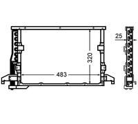 MAHLE AC 512 000S Condensatore, Climatizzatore per BMW