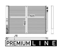 Mahle AC 567 000P Condensatore Aria Condizionata Per BMW F07 F10 F11 F12 F13 F06