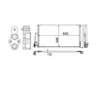 Mahle AC 590 000s Condensatore Climatizzatore per Mini R50 R53 R56 R57 R60 R55