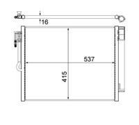 Condensatore, impianto di climatizzazione MAHLE AC 596 000S