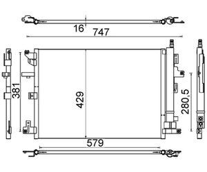MAHLE AC 635 000S Condensatore, Climatizzatore per VOLVO
