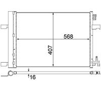 MAHLE AC 636 000S Condensatore climatizzatore