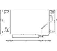 MAHLE AC 662 000S Condensatore, Climatizzatore per MERCEDES-BENZ