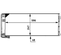 MAHLE AC 669 000P Condensatore, Climatizzatore per DAF,MAN