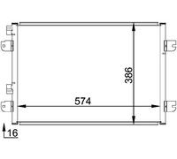 MAHLE AC 691 000P Condensatore climatizzatore