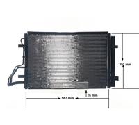 MAHLE AC 697 000S Condensatore climatizzatore