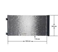 MAHLE AC 751 000S Condensatore climatizzatore