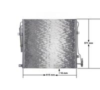 MAHLE ORIGINAL AC 760 000S Condensatore climatizzatore