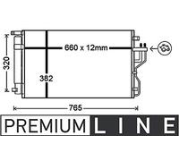 MAHLE AC 770 000P Condensatore climatizzatore con essiccatore