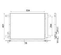 MAHLE AC 772 000S Condensatore, Climatizzatore per AUDI,AUDI (FAW),CUPRA,SEAT,SK
