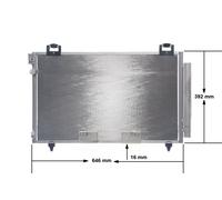 Condensatore Aria Condizionata Con Essicatore MAHLE per Toyota Avensis Kombi (_