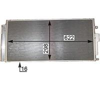 MAHLE ORIGINAL AC 839 000P Condensatore climatizzatore