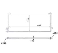 MAHLE AC 884 000S Condensatore, Climatizzatore per VOLVO