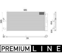 MAHLE AC 942 000P Condensatore, Climatizzatore per VOLVO