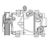 MAHLE ACP 628 000P A/C - Compressore